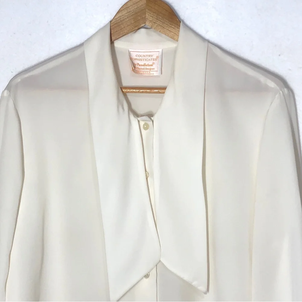 Country Sophisticate by Pendleton Womens Vintage Blouse - Picture 2 of 7